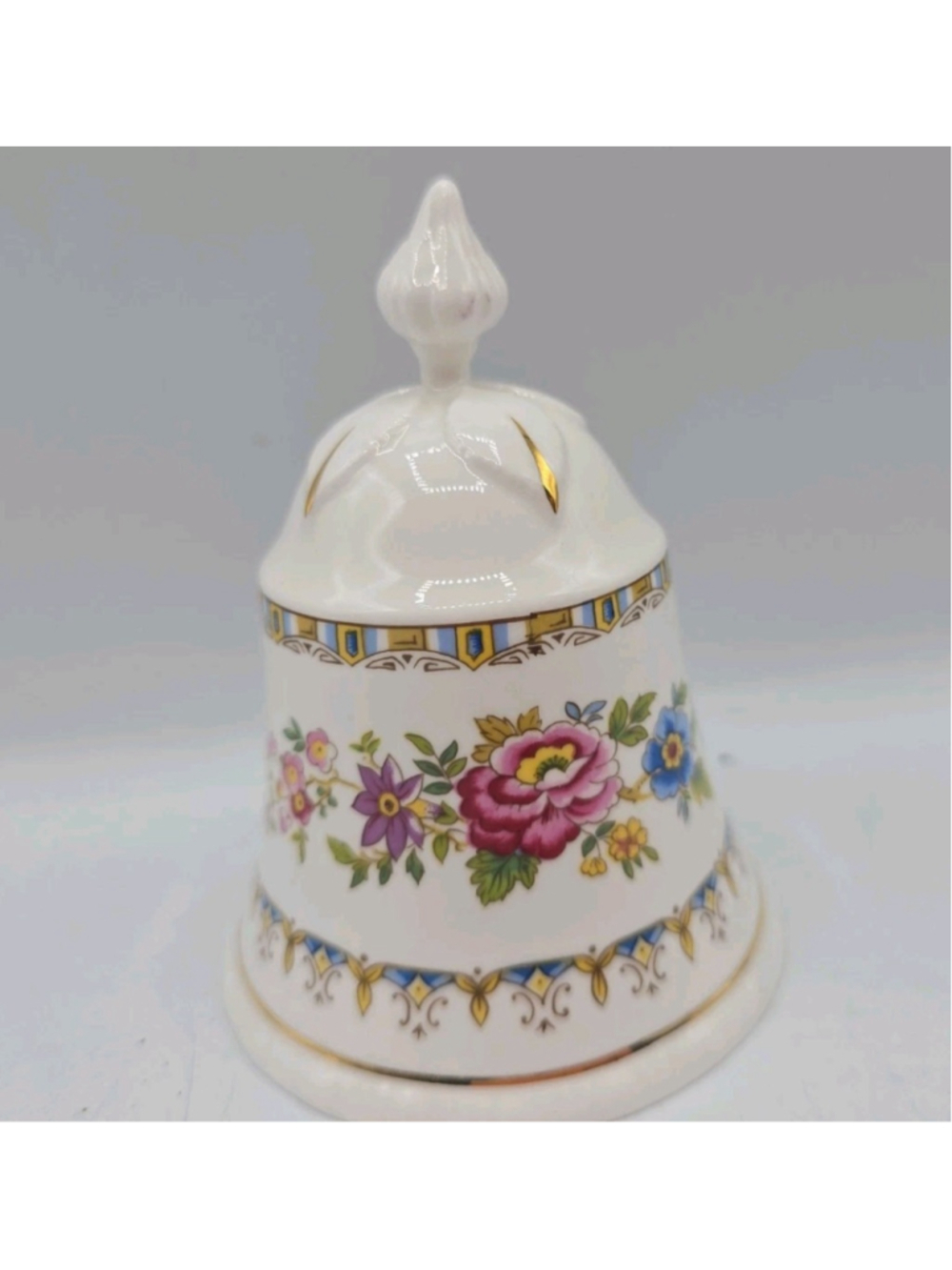Vintage Royal Grafton Fine Bone China Bell Malvern Floral Pattern
